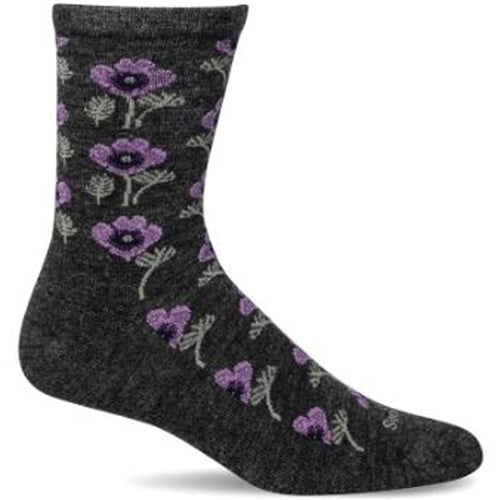 Women's Sockwell Poppy Essential Comfort Crew Socks – Charcoal