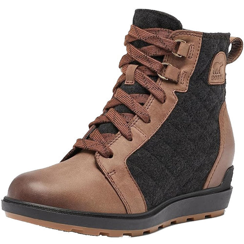 Women’s Sorel Evie II NW Lace Waterproof – Tobacco/Black