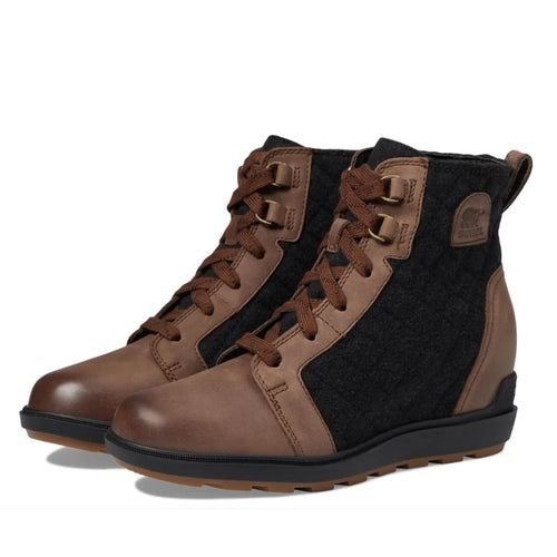 Women’s Sorel Evie II NW Lace Plus Waterproof – Tobacco/Black