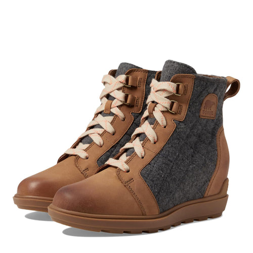 Women’s Sorel Evie II NW Lace Plus Waterproof – Velvet Tan/Gum