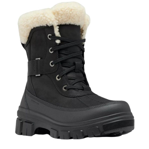 Women’s Sorel Tivoli V Parc Waterproof – Black/Sea Salt