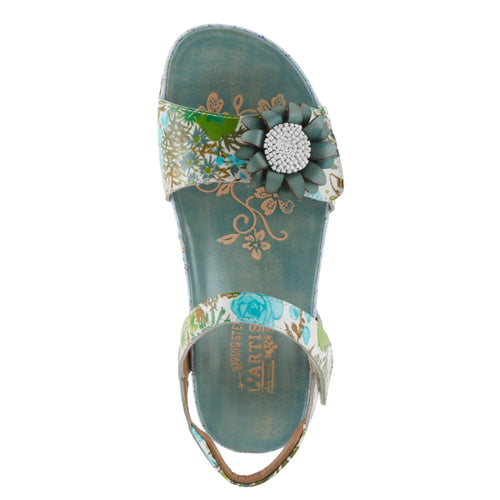 Women's L'Artiste Gladystee - Teal Multi