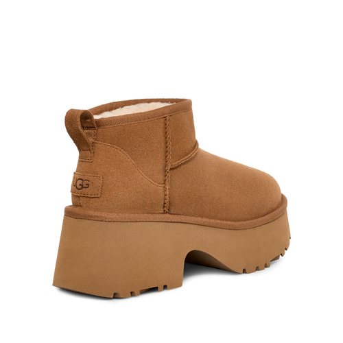 Women’s UGG Classic Ultra Mini New Heights – Chestnut