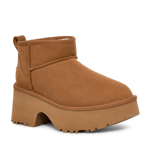 Women’s UGG Classic Ultra Mini New Heights – Chestnut