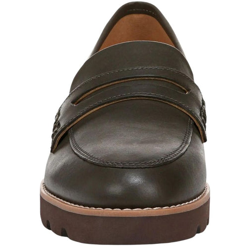 vionic dress shoes for women Women's Vionic Cheryl II Loafer – Dark Khaki