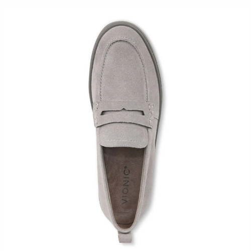 Women’s Vionic Uptown Loafer – Light Grey Suede