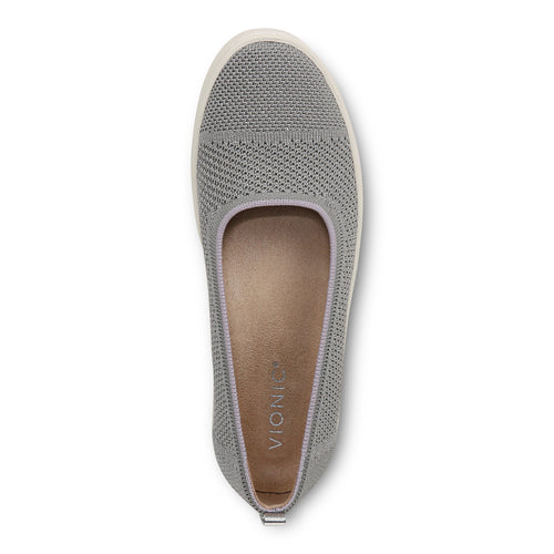 Women's Vionic Uptown Skimmer Knit - Light Grey