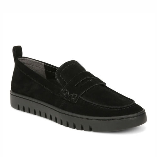 Women’s Vionic Uptown Loafer – Black Suede