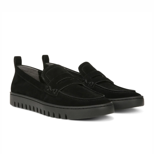 Women’s Vionic Uptown Loafer – Black Suede