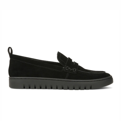 Women’s Vionic Uptown Loafer – Black Suede