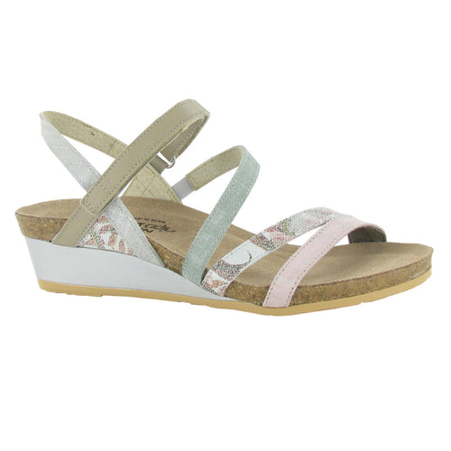 Women's Naot Hero - Pink Linen/Floral/Teal/Beige/Gray