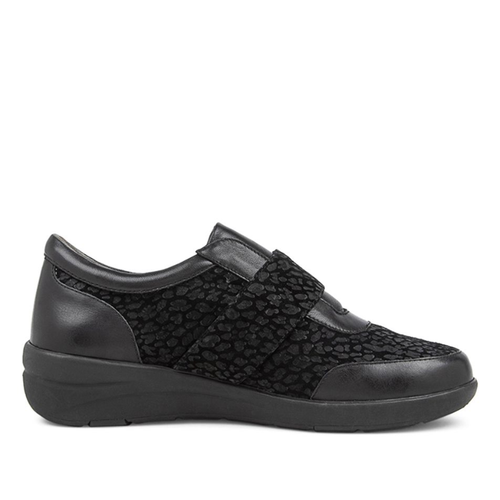 Women's Ziera Nicky - Black Leopard