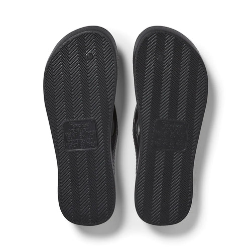 Archies Arch Support Flip Flop - Black