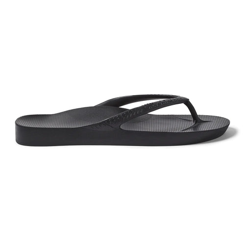 Archies Arch Support Flip Flop - Black