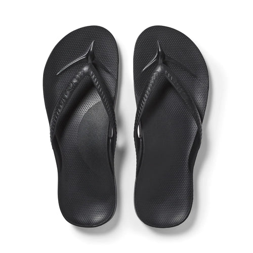 Archies Arch Support Flip Flop - Black