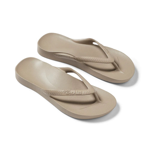 Archies Arch Support Flip Flop - Taupe