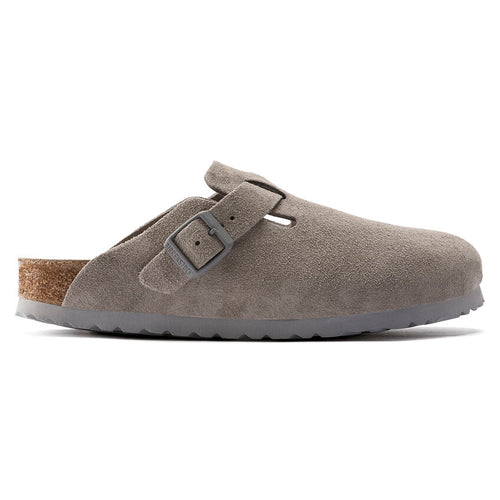 Women's Birkenstock Boston Soft Footbed - Stone Coin