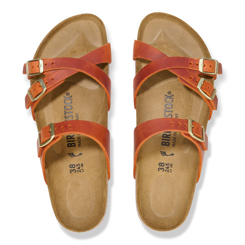 Women's Birkenstock Franca - Burnt Orange