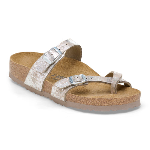 Women’s Birkenstock Mayari – Washed Taupe/Silver