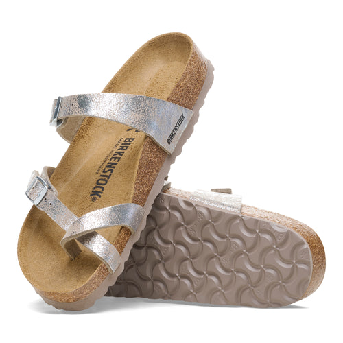 Women’s Birkenstock Mayari – Washed Taupe/Silver