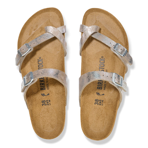 Women’s Birkenstock Mayari – Washed Taupe/Silver