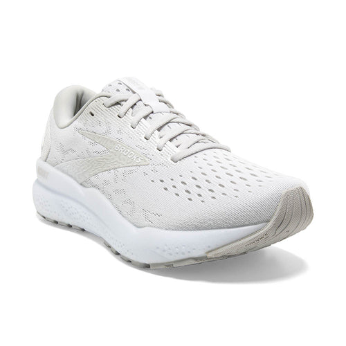 Women’s Brooks Ghost 16 – White/White/Grey