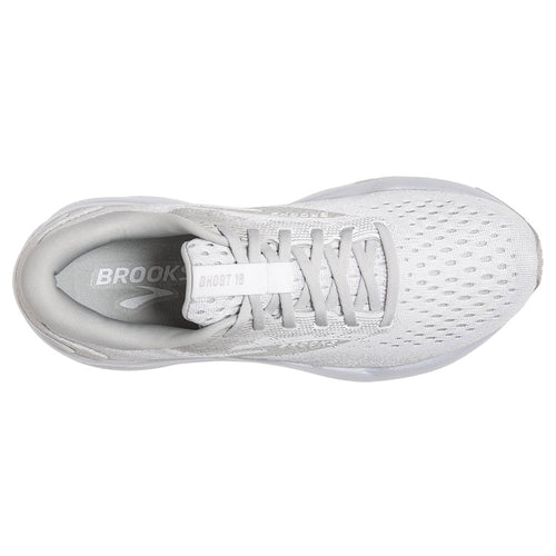 Women’s Brooks Ghost 16 – White/White/Grey