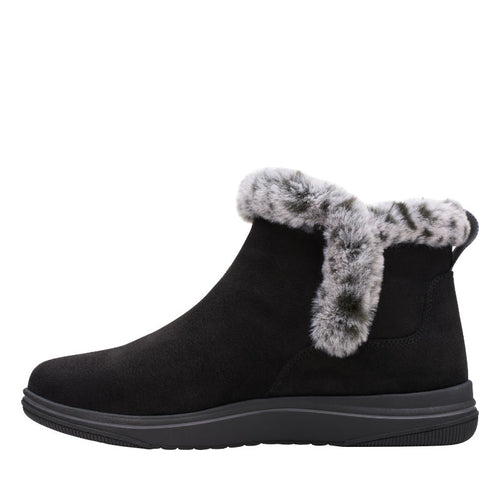 Women's Clarks Breeze Fur - Black