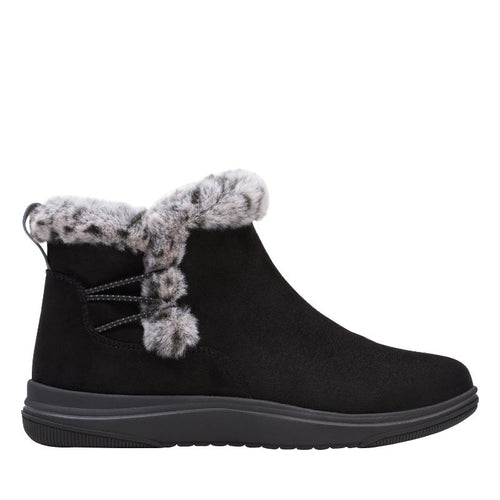 Women's Clarks Breeze Fur - Black