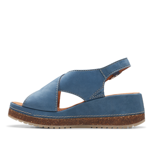 Women’s Clarks Kassanda Step – Blue Nubuck