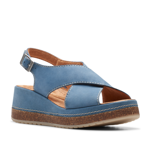 Women’s Clarks Kassanda Step – Blue Nubuck