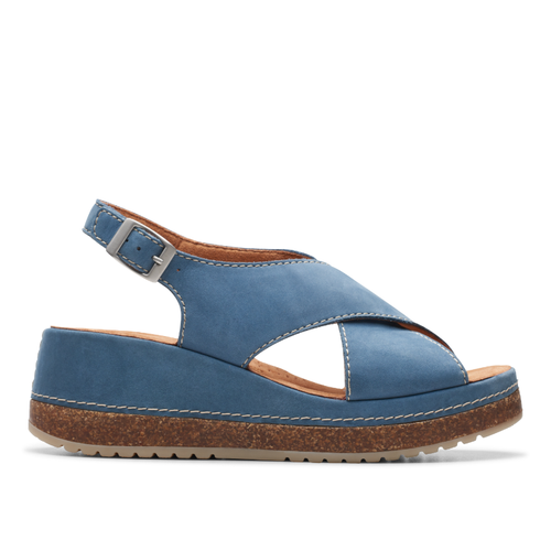 Women’s Clarks Kassanda Step – Blue Nubuck