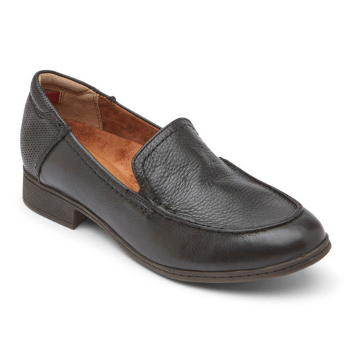 Women’s Cobb Hill Crosbie Moc – Black Leather