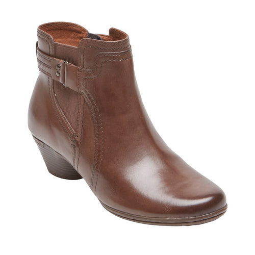 Women's Cobb Hill Laurel Bootie - Bark Leather