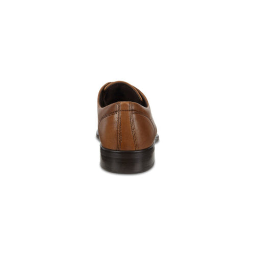 Men's ECCO Citytray Cap Toe Tie - Amber