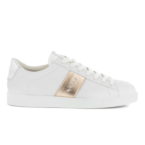 Women's ECCO Street Lite Retro - White/Bronze