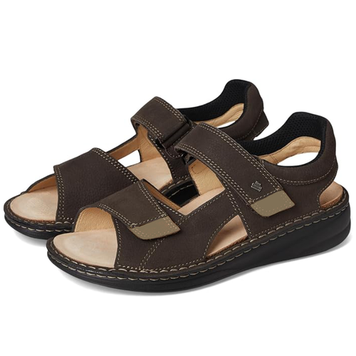 Men's Finn Comfort Skiathos - Dark Brown/Truff Grass