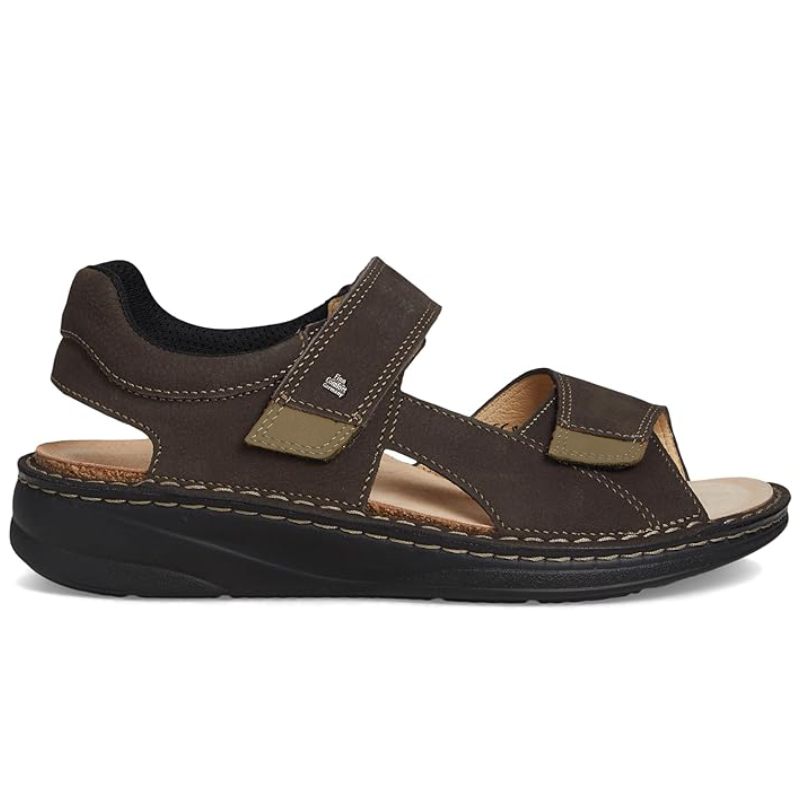 Finn Comfort Nagasaki UK 3.5 グレー葉柄 割引卸売り Finn Comfort