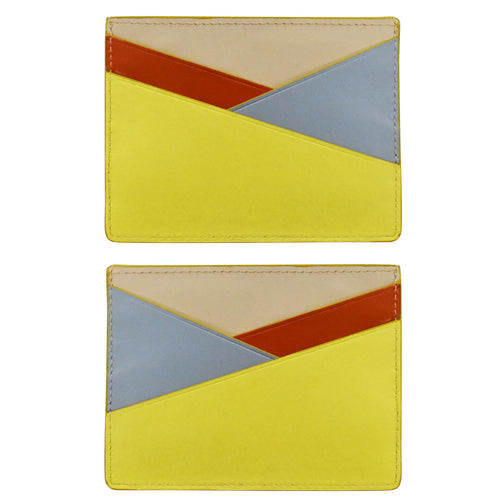 ili New York Asymmetric Card Case - Sorrento