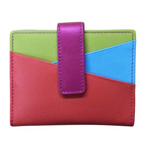 ili New York Mini Asymmetric Credit Card Wallet - Paradise Multi
