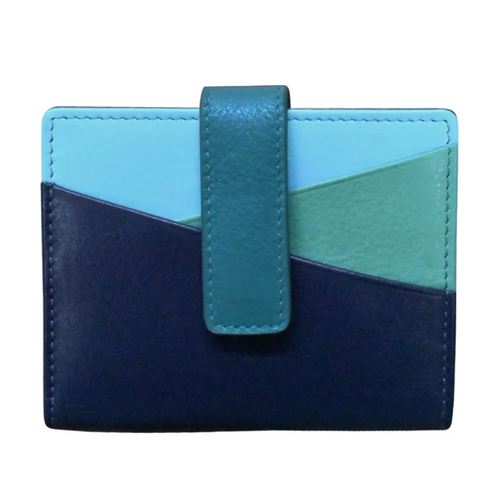ili New York Mini Asymmetric Credit Card Wallet - Serenity Multi