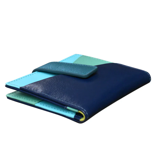 ili New York Mini Asymmetric Credit Card Wallet - Serenity Multi