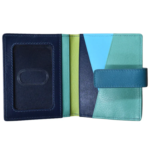 ili New York Mini Asymmetric Credit Card Wallet - Serenity Multi