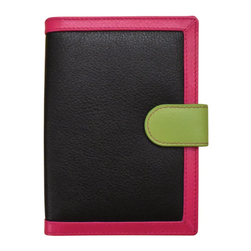 ili New York Passport Wallet - Black Brights