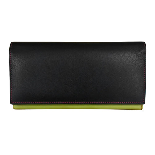 ili New York Rosemary Wallet - Black Brights