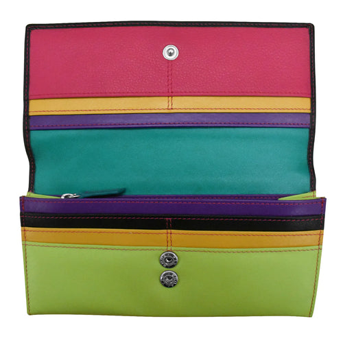 ili New York Rosemary Wallet - Black Brights