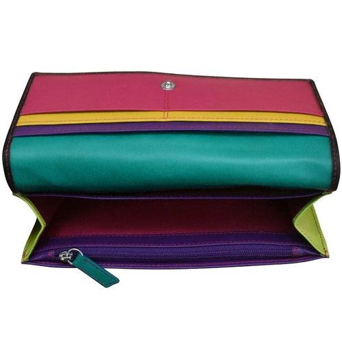 ili New York Rosemary Wallet - Black Brights