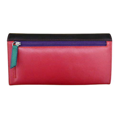 ili New York Rosemary Wallet - Black Brights
