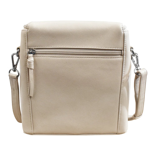 ili New York Round Zip Bag - Stone/Taupe
