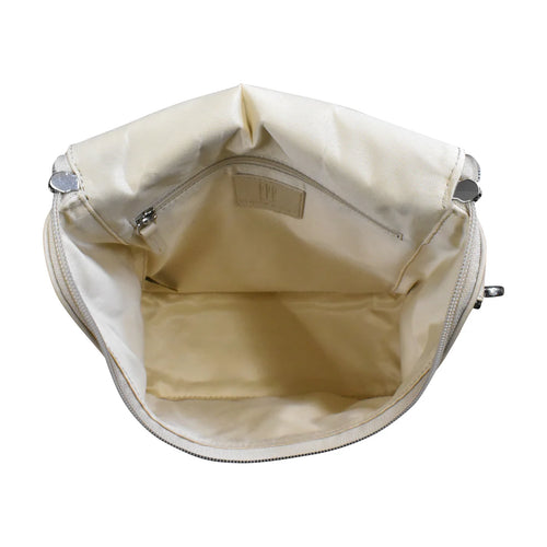 ili New York Round Zip Bag - Stone/Taupe